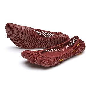 Vibram Vi-B Burgundy Womens Casual Shoes | India-938261